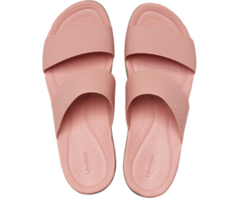 Sandals | Women Crocs Crocs Brooklyn Mid Wedge Pale Blush