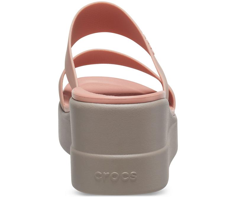 Sandals | Women Crocs Crocs Brooklyn Mid Wedge Pale Blush