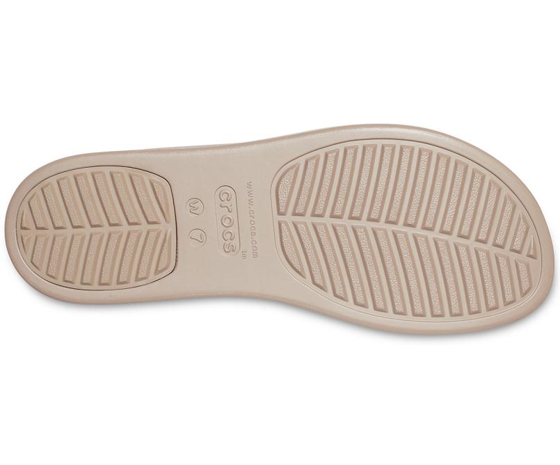 Sandals | Women Crocs Crocs Brooklyn Mid Wedge Stucco / Mushroom