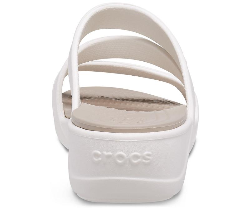 Sandals | Women Crocs Crocs Monterey Strappy Wedge Oyster