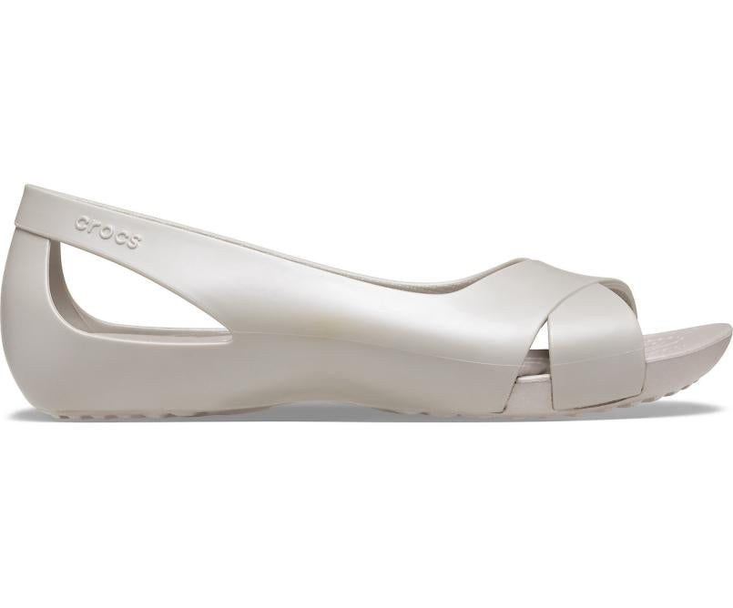 Sandals | Women Crocs Crocs Serena Flat Platinum