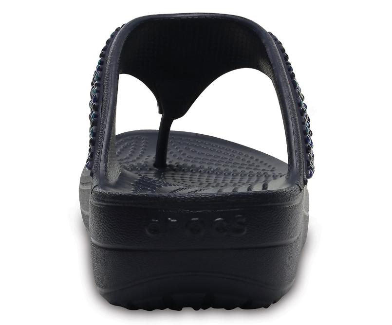 Sandals | Women Crocs Crocs Sloane Embellished Flip Navy / Turquoise