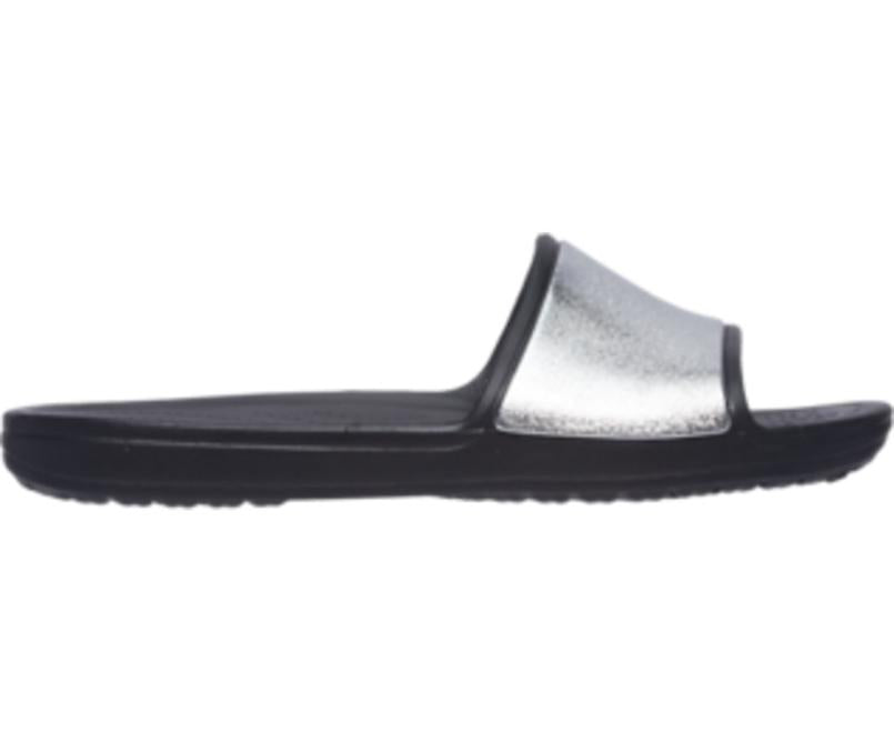 Sandals | Women Crocs Crocs Sloane Shine Low Slide Black