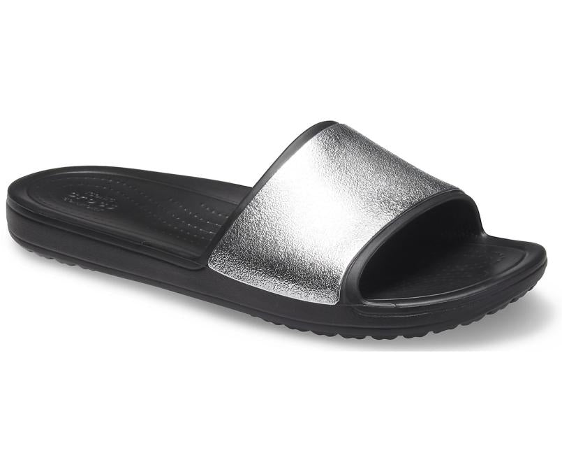 Sandals | Women Crocs Crocs Sloane Shine Low Slide Black