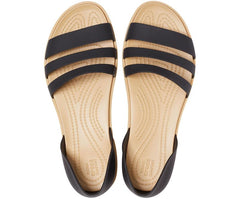 Sandals | Women Crocs Crocs Tulum Open Flat Black / Tan