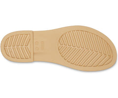 Sandals | Women Crocs Crocs Tulum Open Flat Oyster / Tan