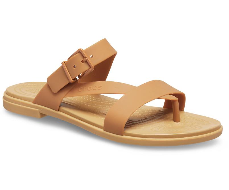 Sandals | Women Crocs Crocs Tulum Toe Post Sandal Dark Gold