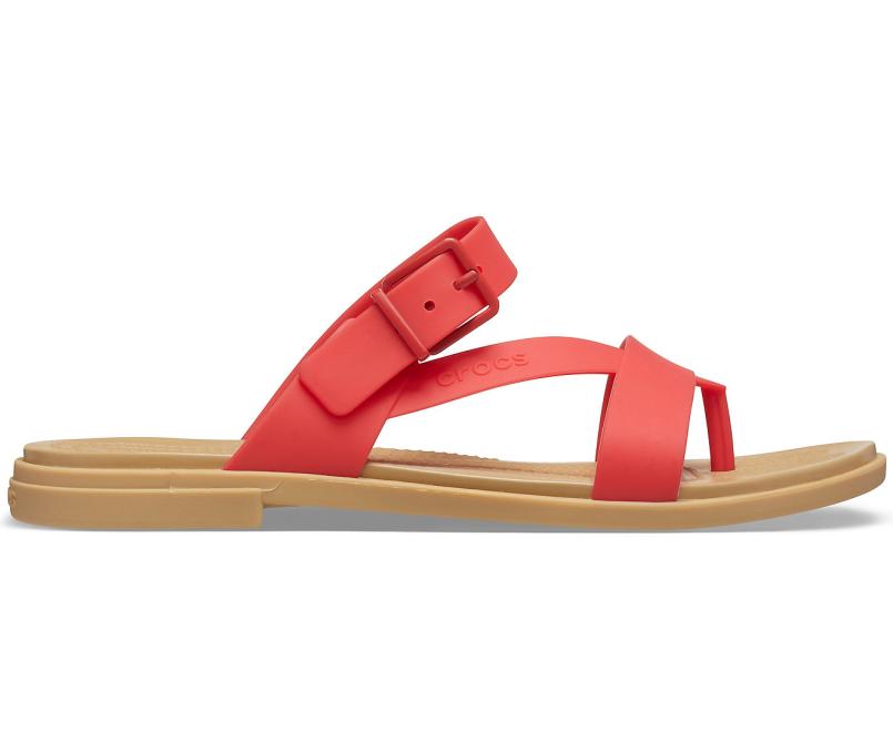 Sandals | Women Crocs Crocs Tulum Toe Post Sandal Flame