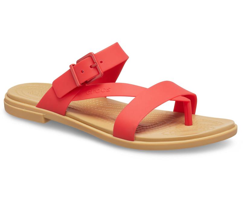 Sandals | Women Crocs Crocs Tulum Toe Post Sandal Flame