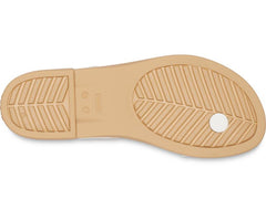 Sandals | Women Crocs Crocs Tulum Toe Post Sandal Oyster / Tan