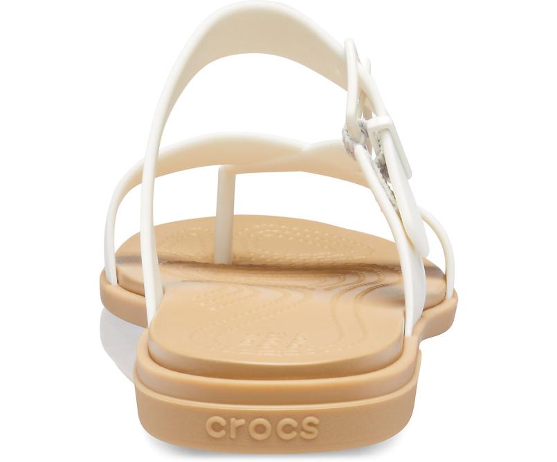 Sandals | Women Crocs Crocs Tulum Toe Post Sandal Oyster / Tan