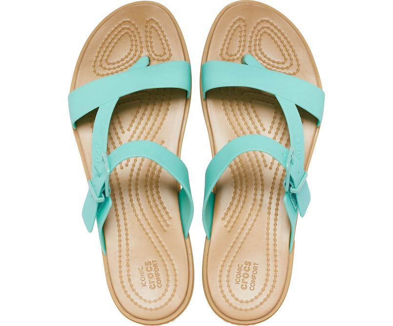 Sandals | Women Crocs Crocs Tulum Toe Post Sandal Pistachio