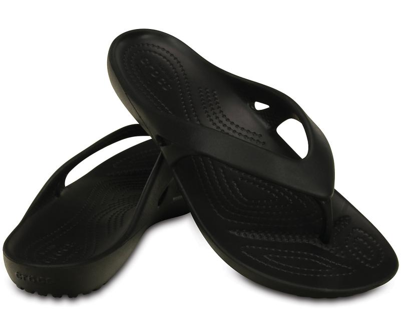 Sandals | Women Crocs Kadee II Flip Black