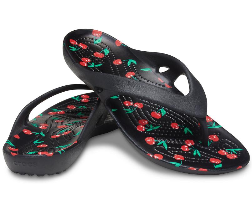 Sandals | Women Crocs Kadee II Printed Flip Cherry