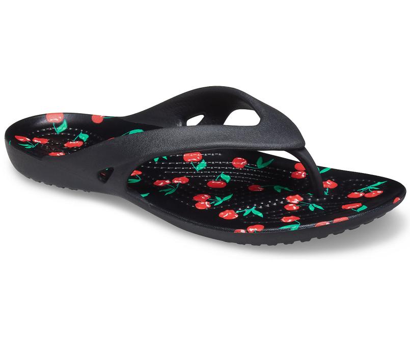 Sandals | Women Crocs Kadee II Printed Flip Cherry