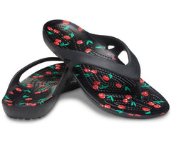 Sandals | Women Crocs Kadee II Printed Flip Cherry