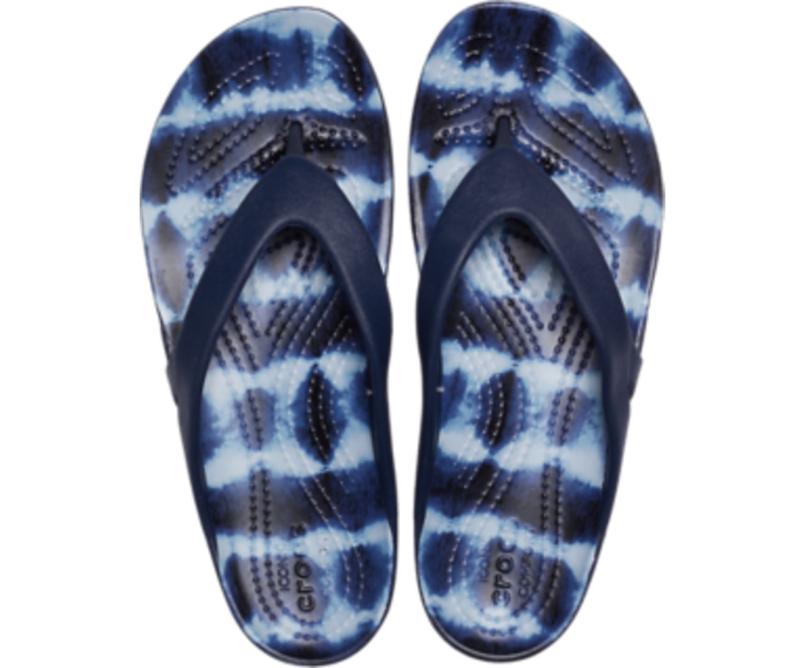 Sandals | Women Crocs Kadee II Printed Flip Navy