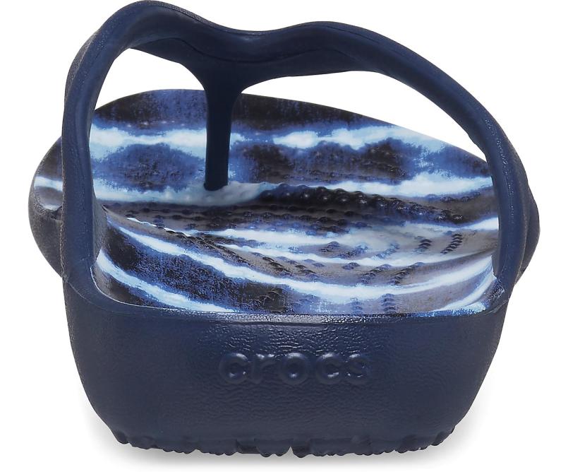 Sandals | Women Crocs Kadee II Printed Flip Navy