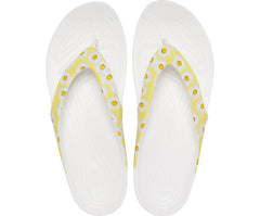 Sandals | Women Crocs Kadee II Printed Flip White / Yellow Daisy