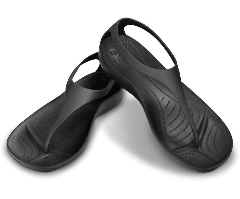 Sandals | Women Crocs Sexi Flip Black / Black