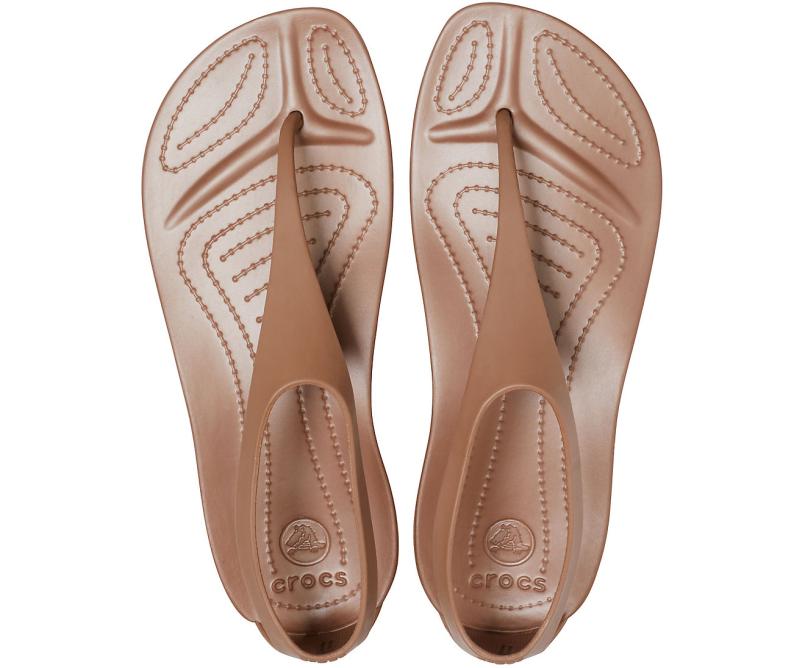 Sandals | Women Crocs Sexi Flip Bronze