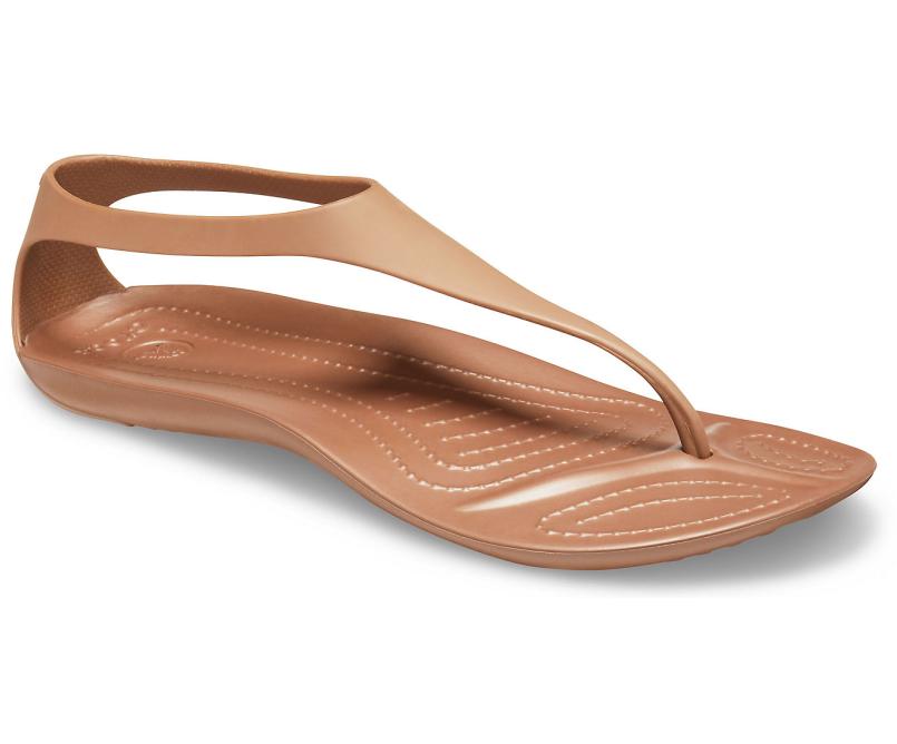 Sandals | Women Crocs Sexi Flip Bronze