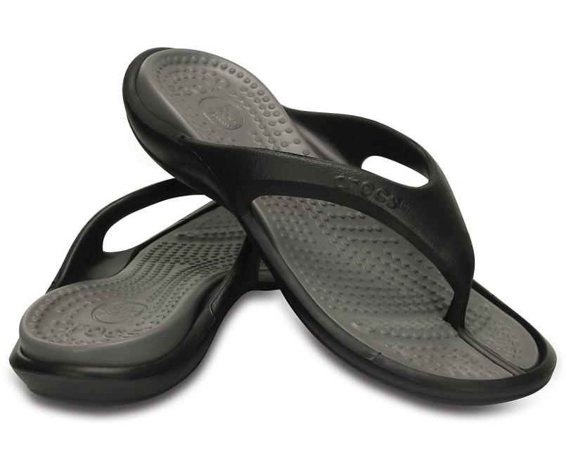 Sandals | Women/Men Crocs Athens Flip Black / Smoke