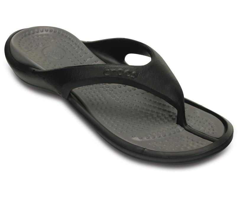 Sandals | Women/Men Crocs Athens Flip Black / Smoke