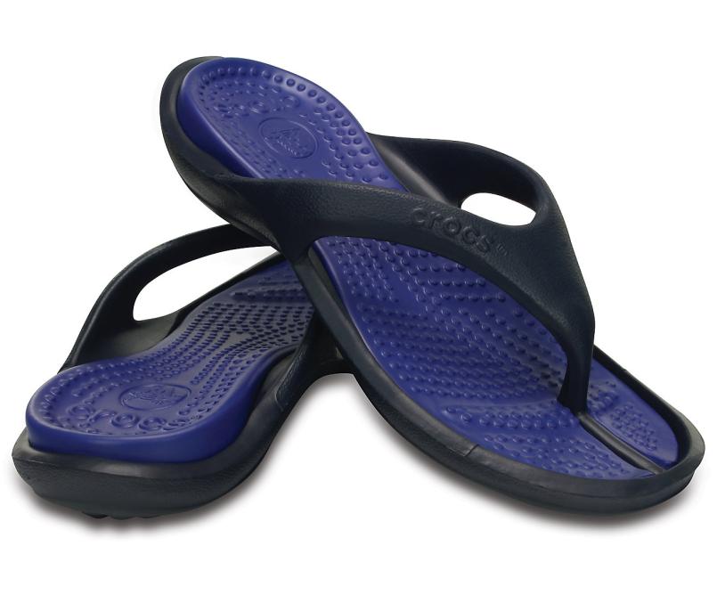Sandals | Women/Men Crocs Athens Flip Navy / Cerulean Blue