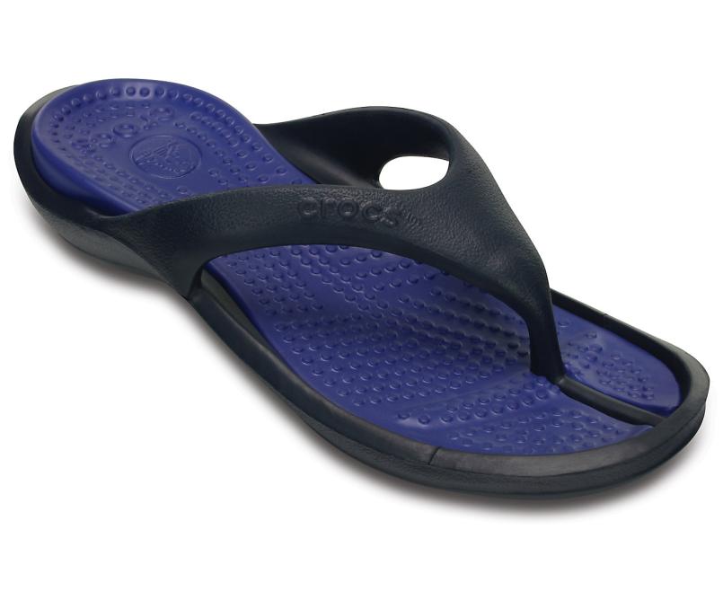Sandals | Women/Men Crocs Athens Flip Navy / Cerulean Blue