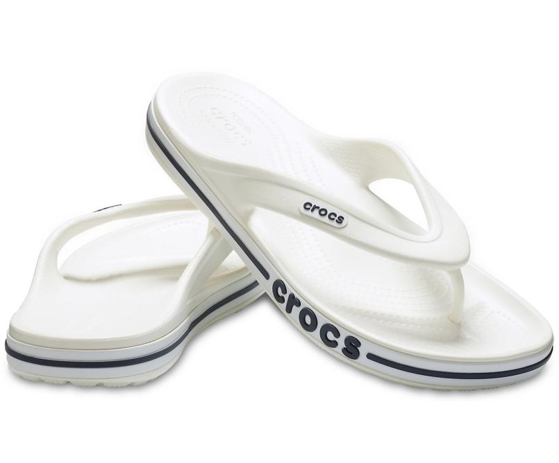Sandals | Women/Men Crocs Bayaband Flip White / Navy