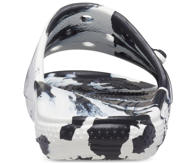 Sandals | Women/Men Crocs Classic Crocs Marbled Slide White / Black