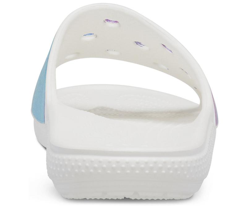 Sandals | Women/Men Crocs Classic Crocs Out Of This World Slide White / Purple