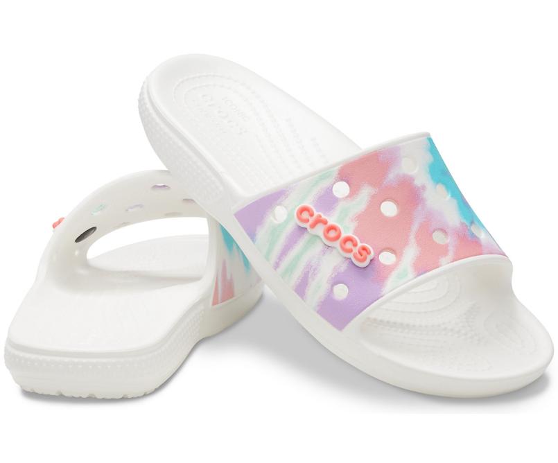 Sandals | Women/Men Crocs Classic Crocs Tie-Dye Graphic Slide Fresco / Multi