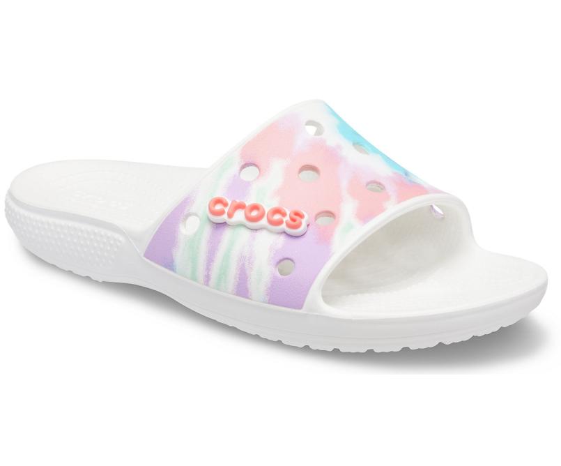 Sandals | Women/Men Crocs Classic Crocs Tie-Dye Graphic Slide Fresco / Multi
