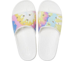 Sandals | Women/Men Crocs Classic Crocs Tie-Dye Graphic Slide White / Multi