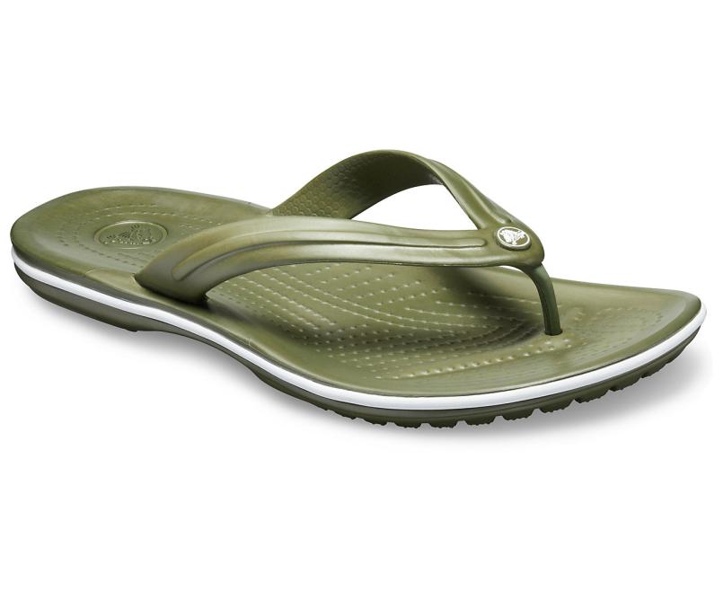 Sandals | Women/Men Crocs Crocband™ Flip Army Green / White