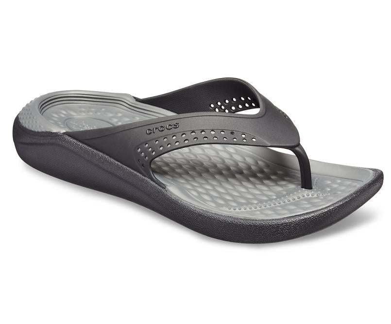 Sandals | Women/Men Crocs LiteRide™ Flip Black/slate Grey