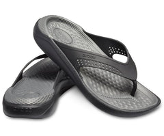 Sandals | Women/Men Crocs LiteRide™ Flip Black/slate Grey