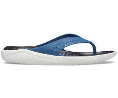 Sandals | Women/Men Crocs LiteRide™ Flip Vivid Blue / Almost White
