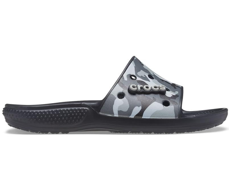 Slides | Women/Men Crocs Classic Crocs Printed Camo Slide Black